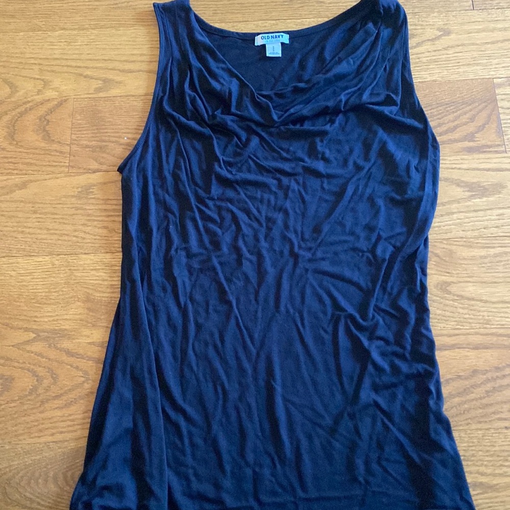 Black tank top